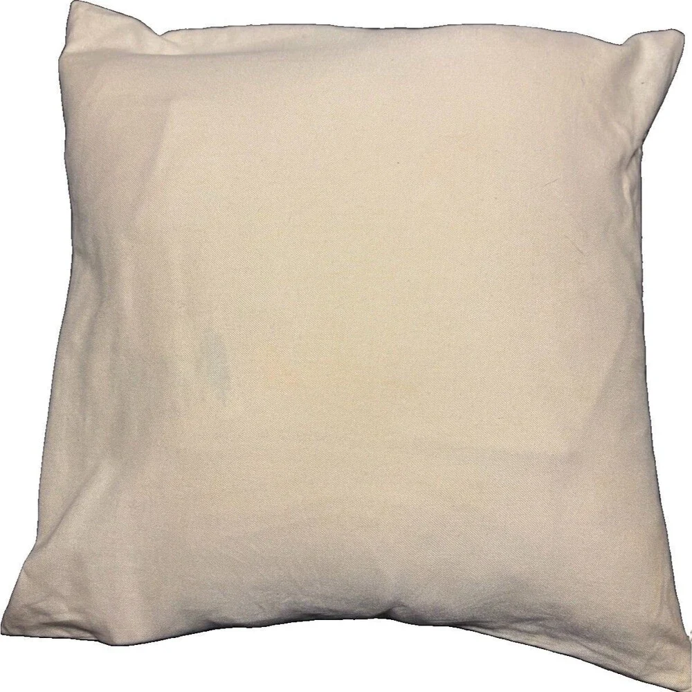 Pottery Barn Rosa Red Floral Embroidered Pillow 18x18 Cotton Cover Down Insert⁠